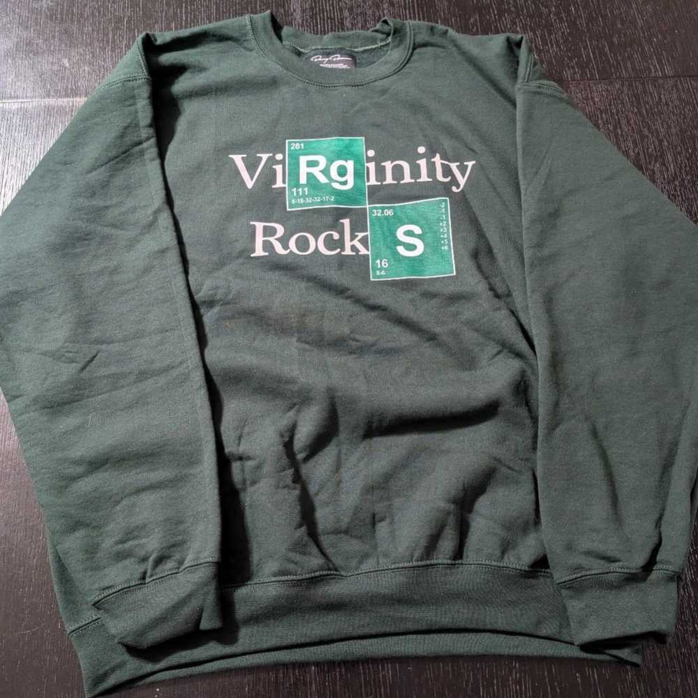 3# Green and white ViRginity Rock Sweatshirt Danny Duncan